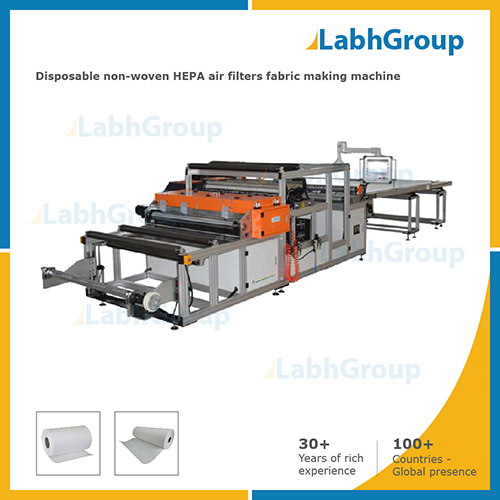 Disposable Non-woven Hepa Air Filters Fabric Making Machine