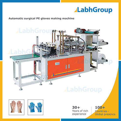 Semi-Automatic Disposable Polyethylene Pe Gloves Making Machine