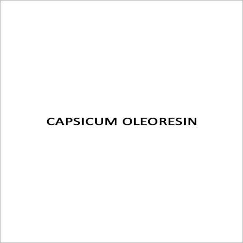 Capsicum Oleoresin Cas No: 7758-16-9