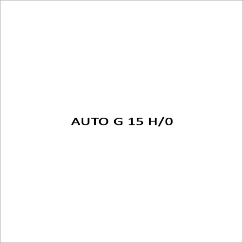 Auto G 15 H-0 