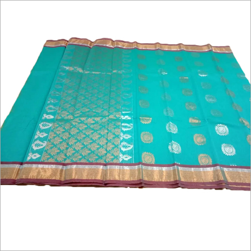 Ladies Cotton Saree - Printed Pattern, Ideal for All Seasons: Rainy, Spring, Summer, Winter | Perfect for Traditional Occasions, Elegant Indian Style