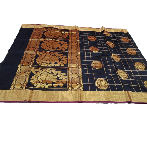 Multicolor Handloom Cotton Silk Saree