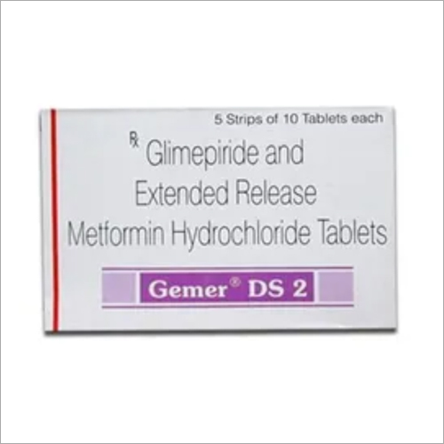 Glimepiride And Extended Release Metformin Hydrochloride Tablets