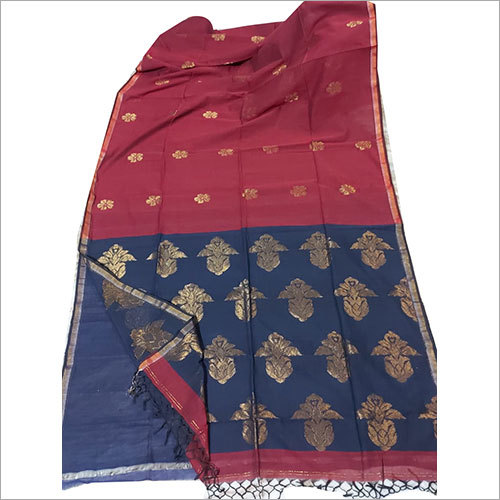 Cotton with Zari Work Handloom Sarees