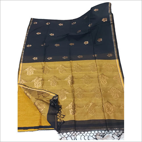 Cotton with Zari Work Handloom Sarees