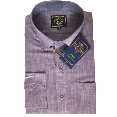 Mens Formal Plain Shirt Collar Style: Classic