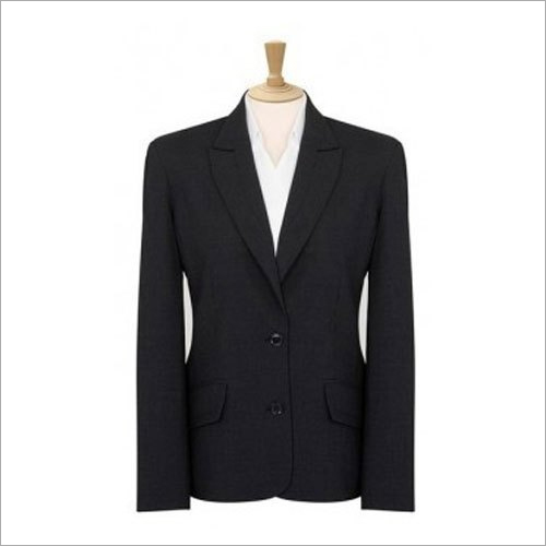 Black Women Hotel Manager Uniform Coat