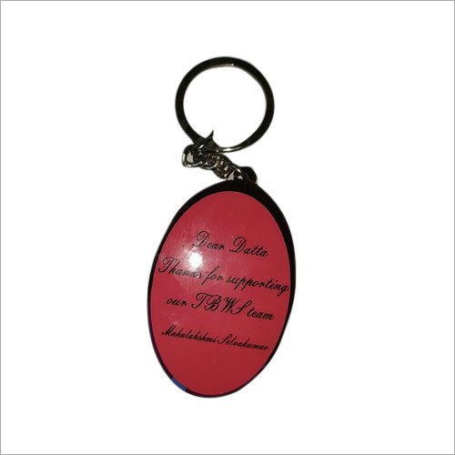 Customized Photo Print Double Sided Keychain