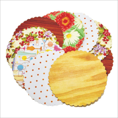 MDF Cake Base Flower(Round) 8inch-5pc - Manya Marketing - Leading Importer,  Wholesaler & Manufacturer of Bakery Tools And Accessories.