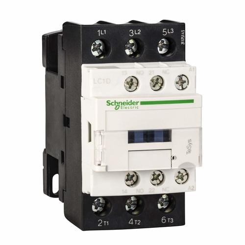 Schneider AC Contactor - Plastic | 100mm x 60mm x 80mm, 240V, 10A, White, DIN Rail Mount