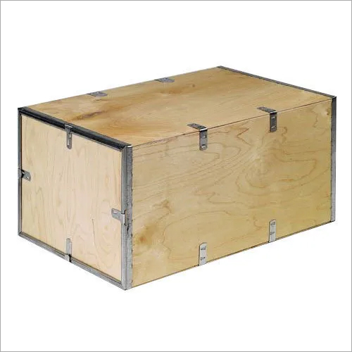 Nailless Plywood Brown Rectangular Box
