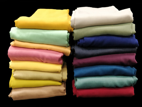 Muslin Material - Light Weight Muslin Fabric 43-44 Inch Width , Warm and Washable Plain Texture in Various Colors for Dresses, Sarees and Kurtis
