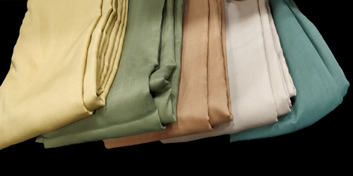 Polyster Muslin Fabric - 43-44 Inch Width, Dyed Plain Texture | Light in Weight, Warm, Washable for Dresses, Sarees, Kurtis