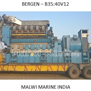 Bergen B35:40v12 Engine Crankshaft Parts