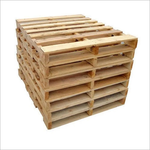 Brown Industrial Four Way Wooden Pallets