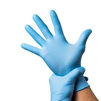 Blue Disposable Medical Nitrile Gloves