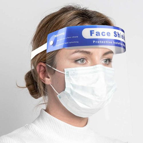 Head-mounted Pet Plastic Face Shield