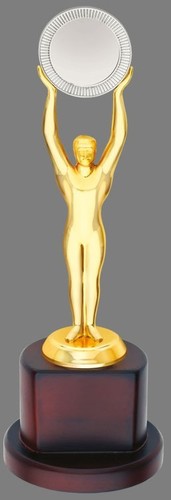 Golden Award Metal Trophies