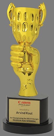 Golden Fancy Event Metal Trophies