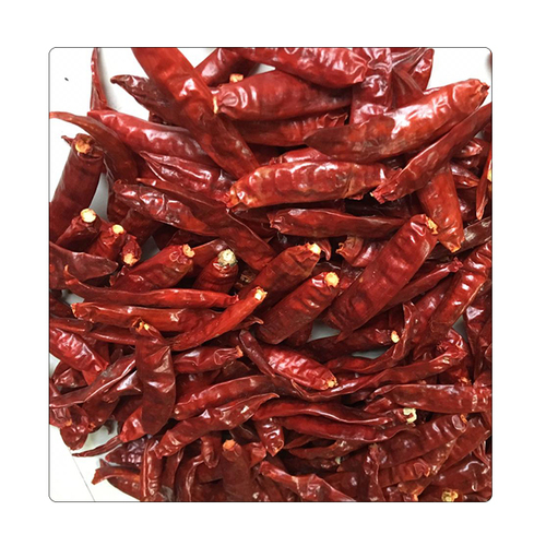 100% Organic Dry S4 Sannam Stemcut Chilli