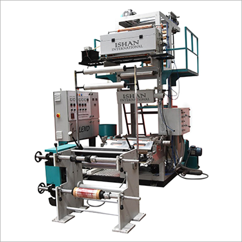 Multi Color Monolayer Blown Film Extrusion Machine With Olp System