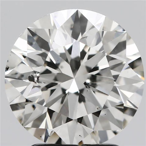 Round Brilliant Cut Lab Grown 2.56ct H SI2 IGI Certified Diamond 436070699