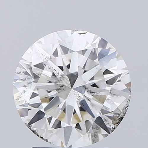 Round Brilliant Cut Lab Grown 2.5ct H SI2 IGI Certified Diamond 425072713