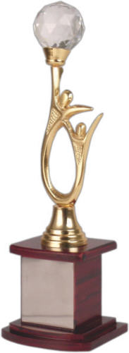 Golden Metal Trophies