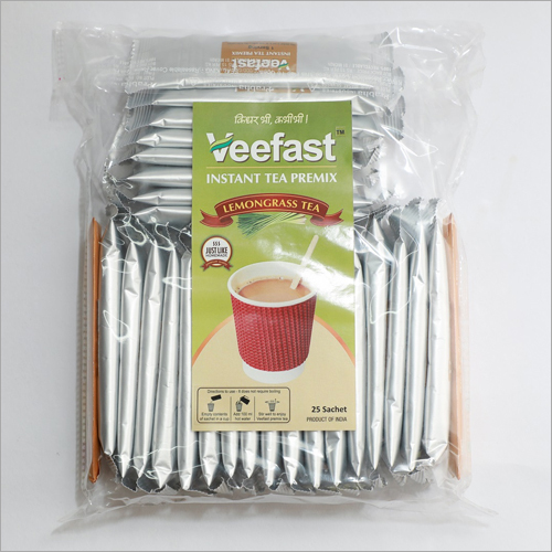 Lemon Grass Tea with 25 sachets of tea premix and 26 stirrers to mix By VEERAM PACK PRIVATE LIMITED