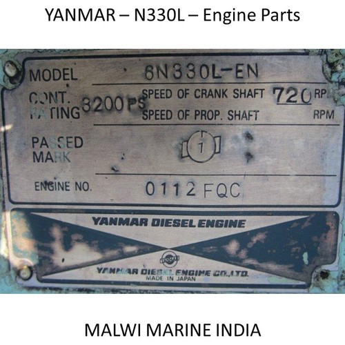 YANMAR-8N330L-6N330L-EN-SN-UN-GV ENGINE PARTS