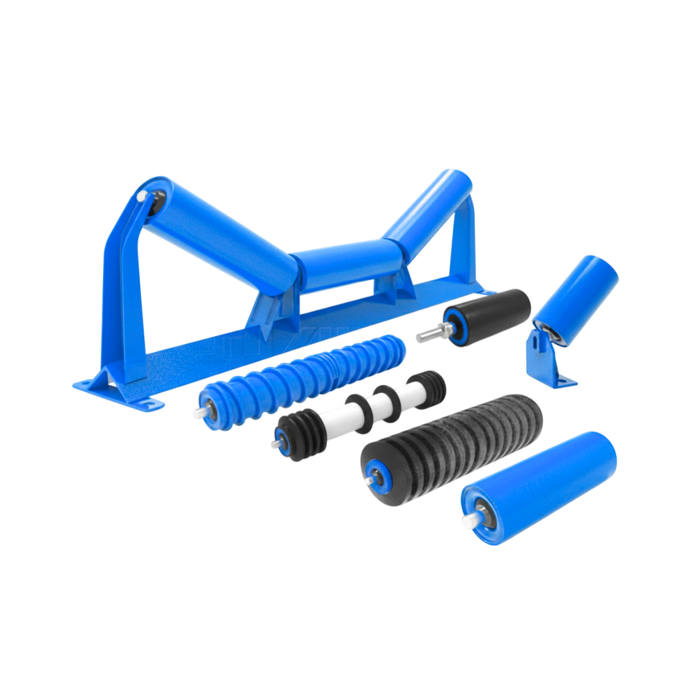 Conveyor Idler Roller - Color: Blue