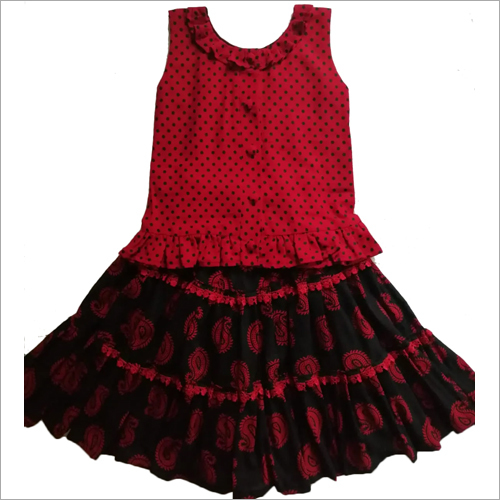 Washable Girls Skirts With Top
