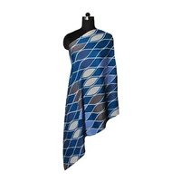 Fine Wool Screen Printed Stole