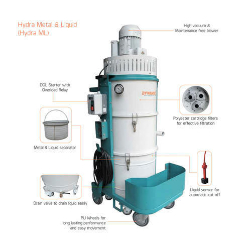 Hydra Metal Liquid & Dry Vacuum Cleaners By DYNAVAC INDIA PVT. LTD.