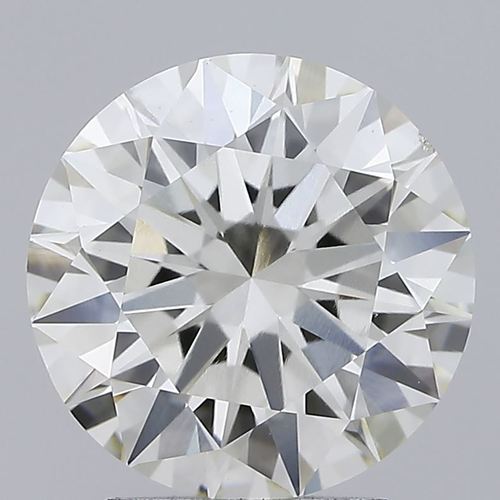 Round Brilliant Cut Lab Grown 2.56ct J VS1 IGI Certified Diamond 407979186