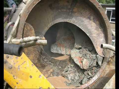 Concrete Mixing Truck Cleaner