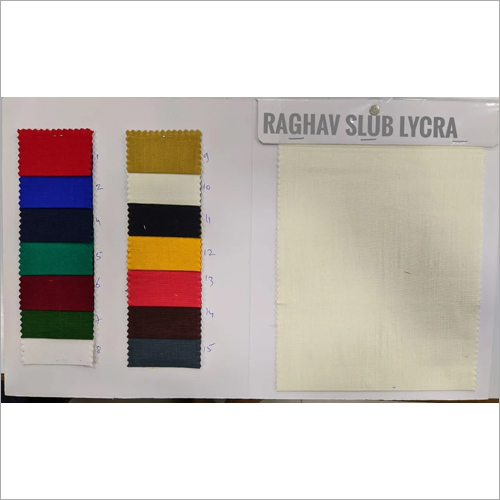 Rayon Slub Lycra Fabric