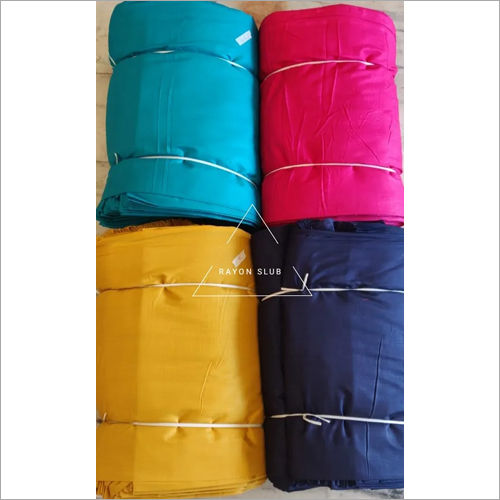 Washable Rayon Slub Fabric