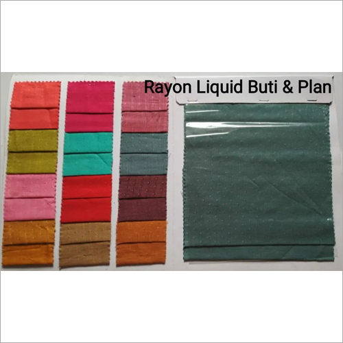 Rayon Liquid Buti Fabric