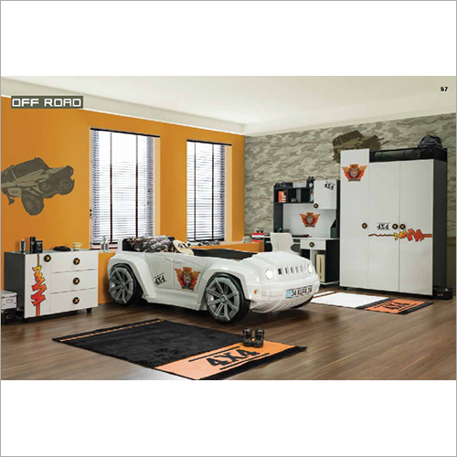 Kids Bedroom Furniture Off Road White