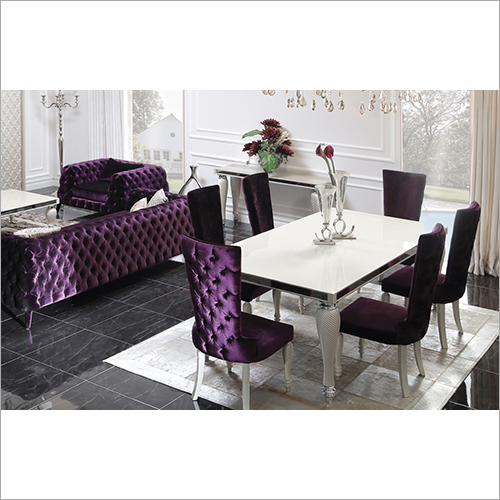 Zebrano Yemek Grubu 2 Marcello Luxury Dining Room Furniture