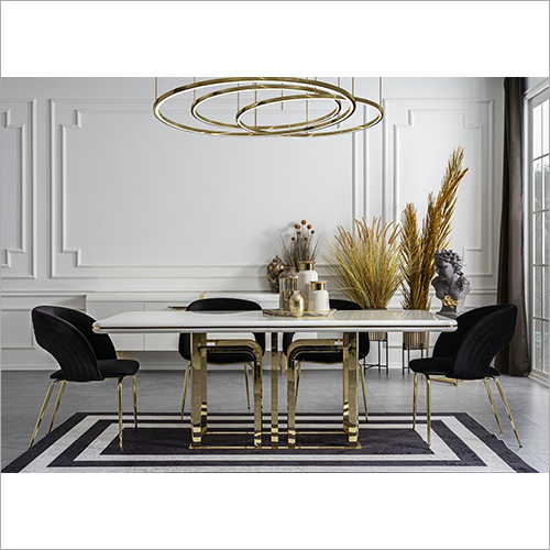 Aston Dining Room By Orix Luxury Furniture Top View Closeup