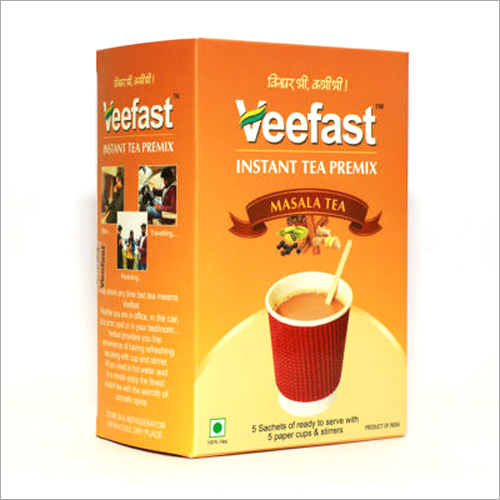 Masala Tea with 5 sachets of tea premix, 5 insulated cups to serve and 5 stirrers to mix