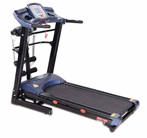 Energie Fitness Home Use Eht-123m Treadmill 2.00 Hp Motor With Vibrator Massager And Heart Rate Program , Mp3 + Speakers