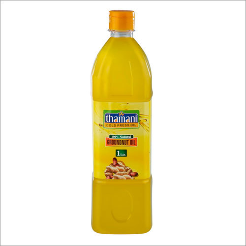 1000 Ml Cold Pressed Groundnut Oil