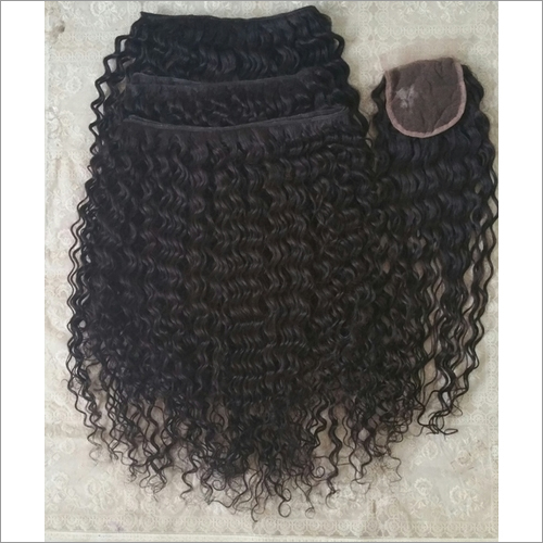 Steam Curly Single Donor Temple Donated Hair
