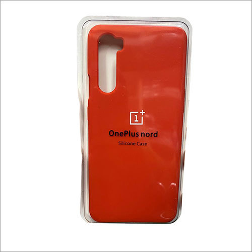OnePlus Mobile Back Cover - Silicone Rubber, Red | Shock Absorption, Slim Design, Matte Finish