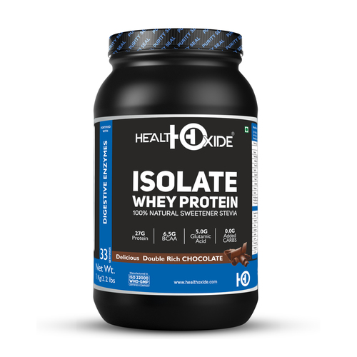 Isolate Whey Protein - Premium Organic Grass-Fed Formula, Low Carb, Digestive Enzymes for Quick Absorption, Enhanced BCAAs and Amino Acids