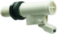 Ptmt Ball Cock - Ptmt Material, 3/4 Inch Size, White Color | High Flow Rate, Corrosion-resistant, Wall-mounted Installation, Smooth Finish