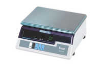 Weighing Scale - Metal & Abs Plastic, 300 X 230 Mm, White & Gray | High Precision, Semi-automatic, Tare Function, Led Display, Ipx4